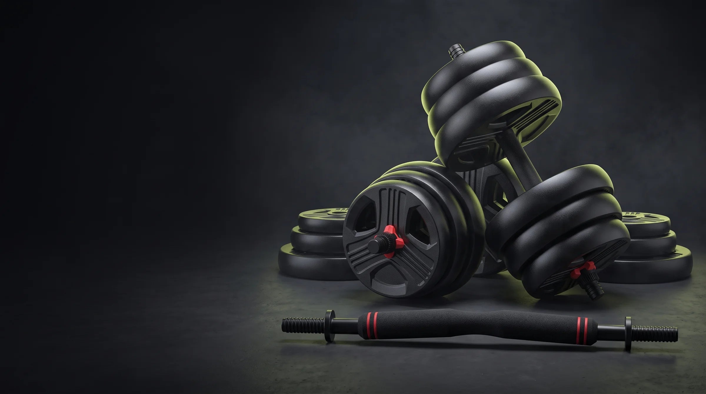RiseRep adjustable dumbbell set